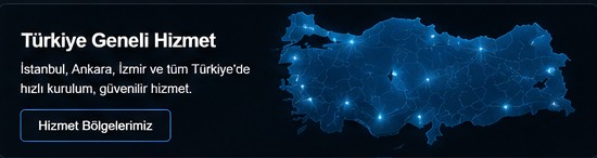 Türkiye genelinde hizmet